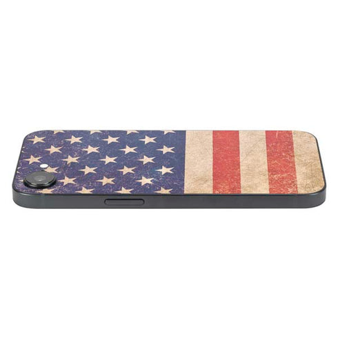 Distressed American Flag iPhone 16e Skin